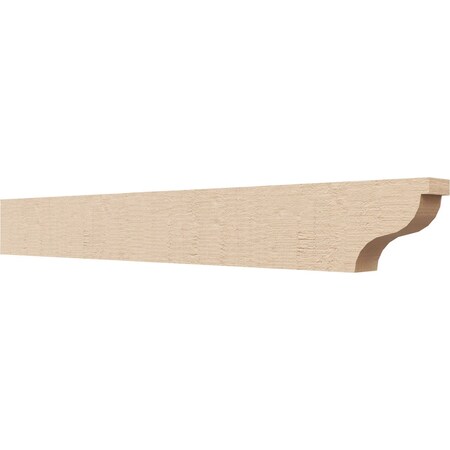 Ekena Millwork 2in. W x 4in. H x 32in. L Garner Woodgrain TimberThane Rafter Tail, Primed Tan RFTUR02X04X32GARRCPR